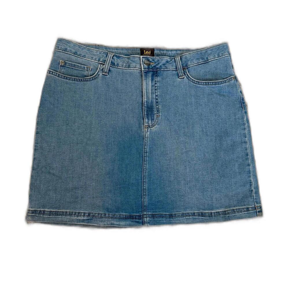 Vintage Lee Denim‎ Jean Skort Skirt